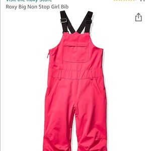 Roxy girls snow bibs